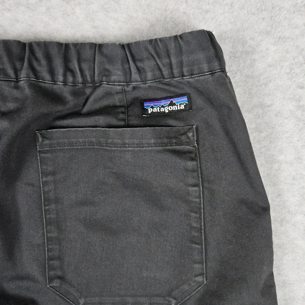 Patagonia (Men's XL) Gray Joggers Twill Traveler Cotton Mahnya Gi Outdoor Hiking